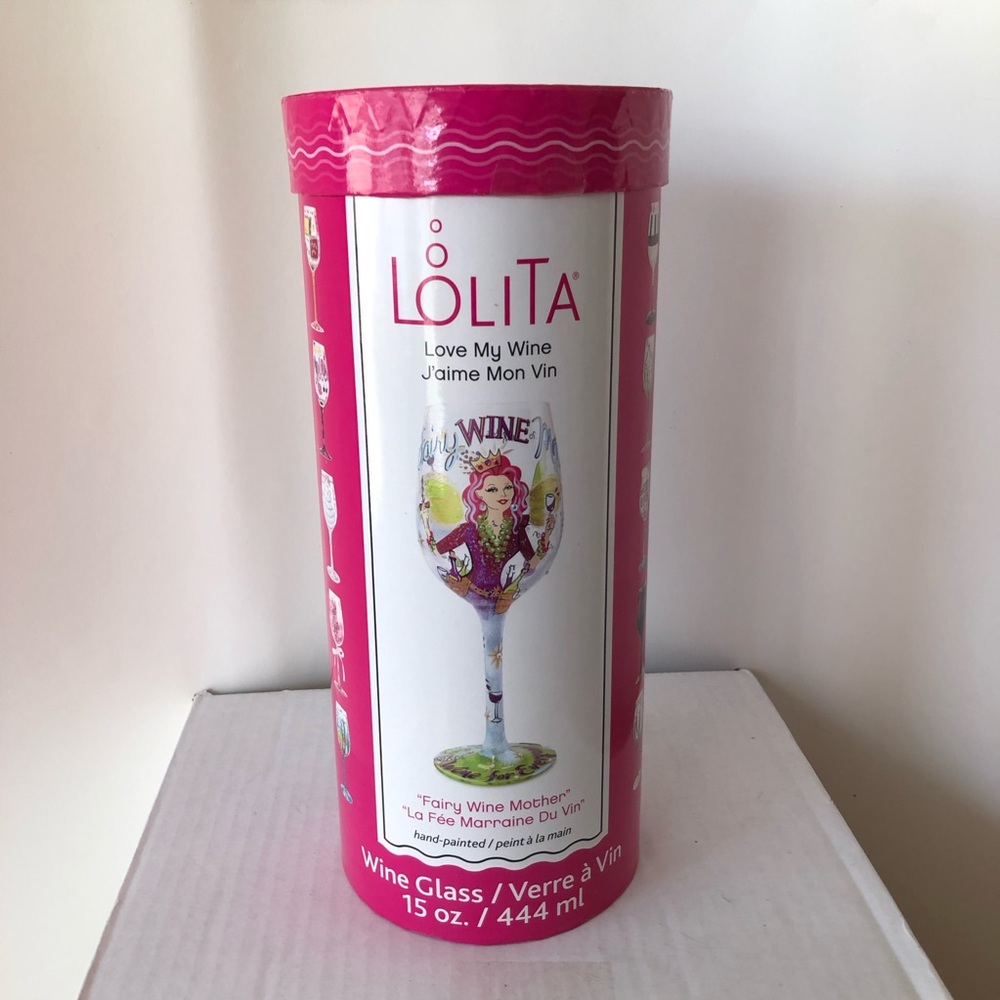 Lolita Love My Wine “Fairy Wine Mother” Wine Glass